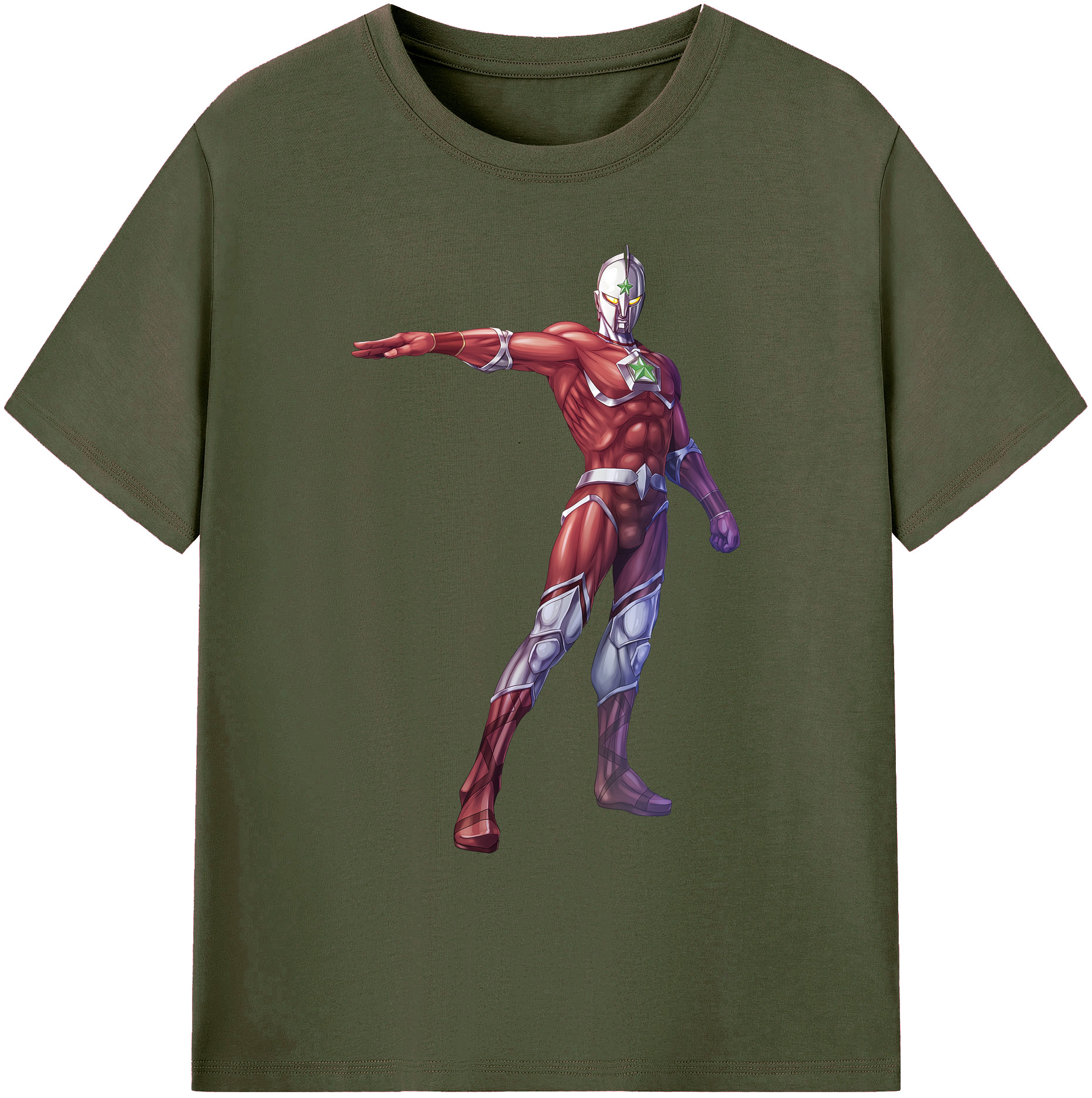 （画像用） ウルトラマン Ultraman 綿100％ メンズ半袖Tシャツ｜肌触りやわらか＆通気性